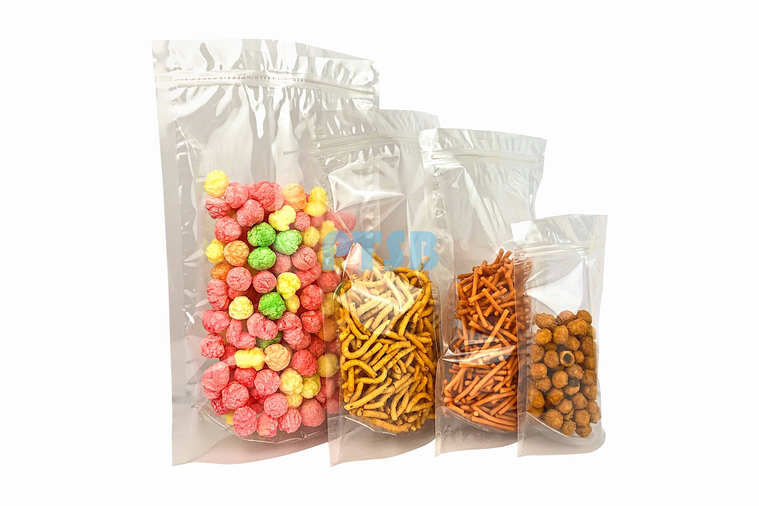 Both-Side Transparent Stand Pouch Bag (OOZ)